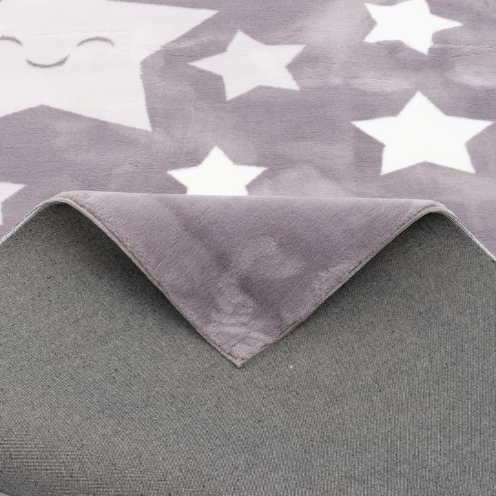 Produktbild Pergamon Super Soft Fellteppich Pearl Kids Sterne (120 x 170 cm)