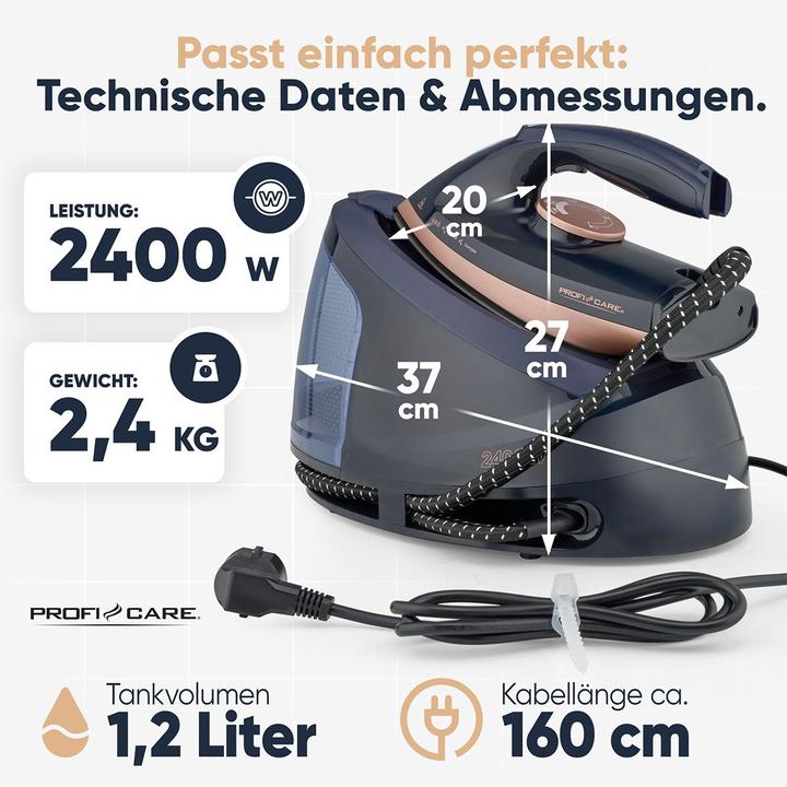 Produktbild Profi-Care Dampfbügelstation