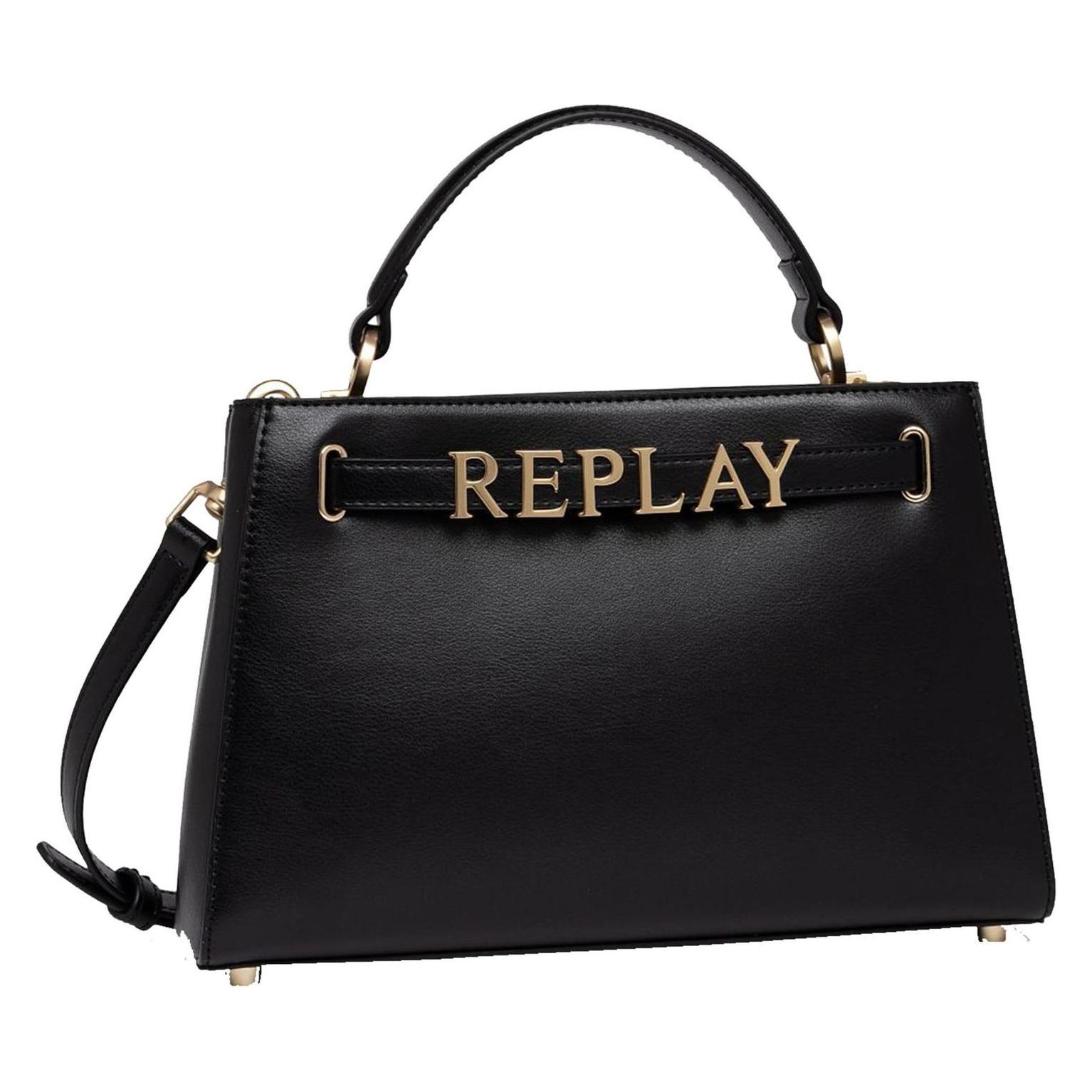 Replay, Damen, Handtasche, Crossbody Bag, Schwarz