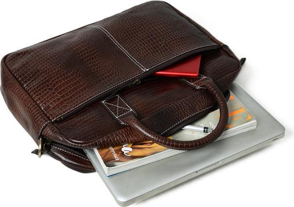 Immagine prodotto Only-Bags.Store Cartella in pelle Laurent - marrone scuro