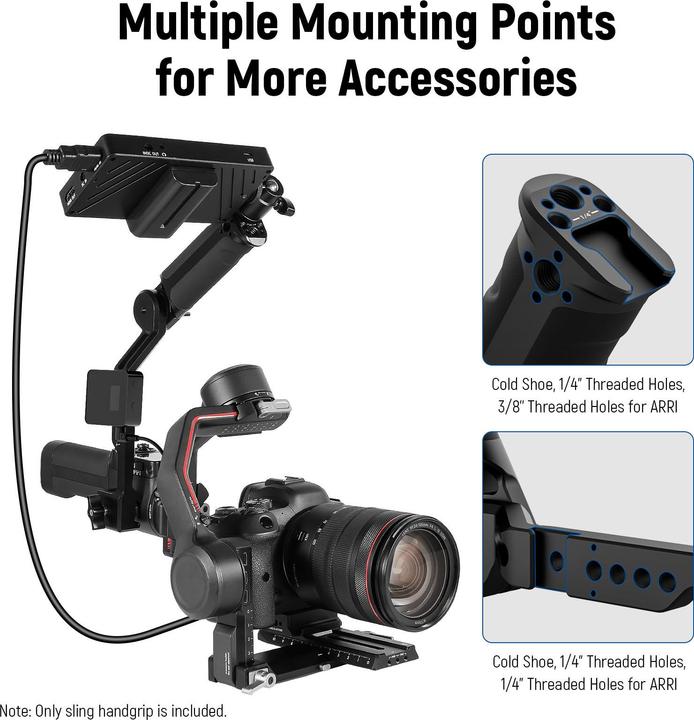 Actual product image Neewer Gimbal Sling Handgrip (Gimbal handle)