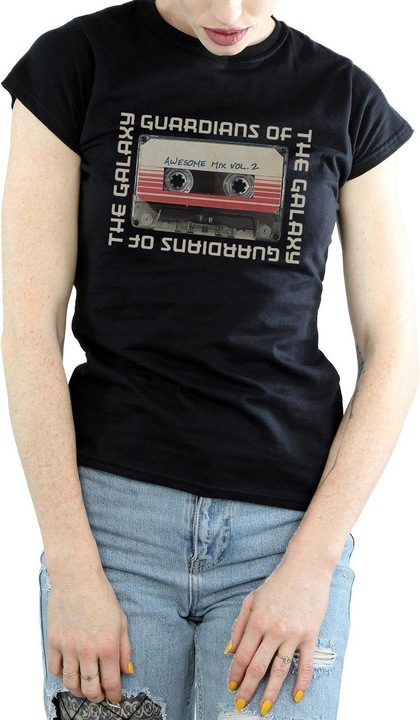 Immagine prodotto Guardians Of The Galaxy Awesome Mix Cassette Vol. 2 Maglietta Donna (L)