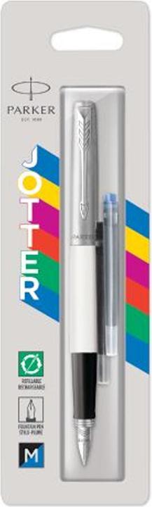 Produktbild Parker Füller JOTTER Originals C.C. M Bl/SW (Edelstahl, Weiss, 1x)