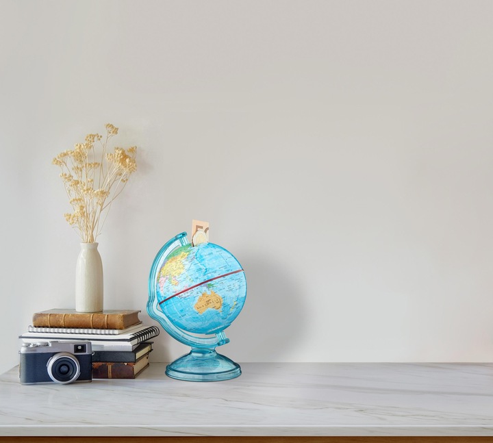 Immagine prodotto Relaxdays Globo salvadanaio (14 x 16,5 x 14 cm)