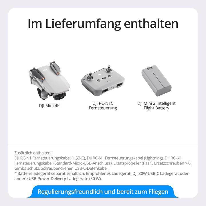 Image du produit DJI Mini 4K (31 min, 249 g, 12 Mpx)