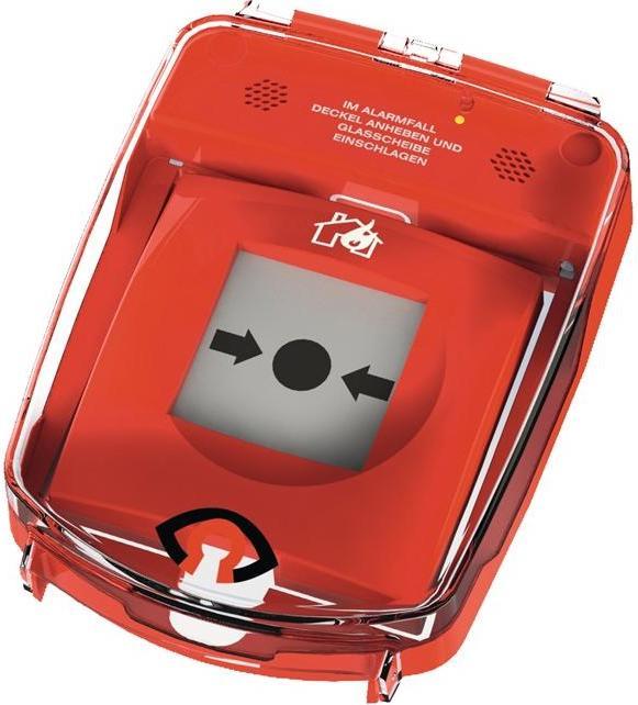 Actual product image GFS Schutzhaube e-Cover ohne Öffnungsalarm zur Sicherung von Druckknopfmeldern Kunststoff rot