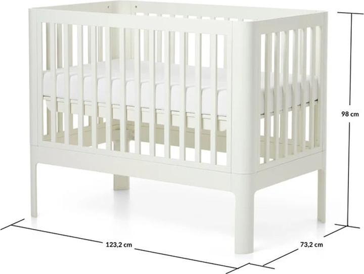 Produktbild Flexa Nova Babybett inkl. Matratze Cream (70 x 120 cm)