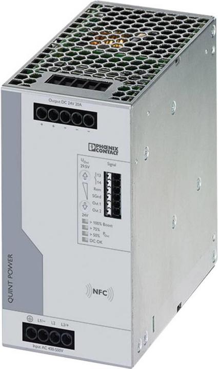 Image du produit Phoenix Contact Alimentation électrique sur rail DIN (DIN-rail