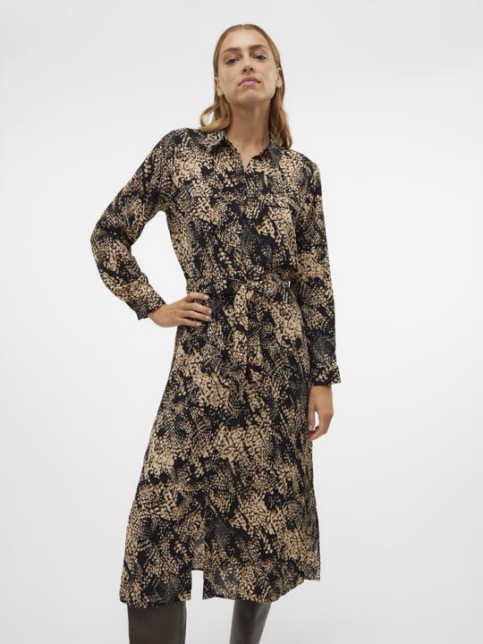 Produktbild Vero Moda VMOFREYA Langes Kleid Hemdblusenkleid (S)