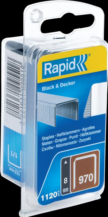 Immagine prodotto Rapid Tipo 970 Pinza per fili piatti da 8 mm (1100 x)