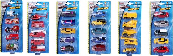 Image du produit Maisto Toys - Fresh Metal Set de 5 modèles réduits de voitures (assortis - 1 pack)