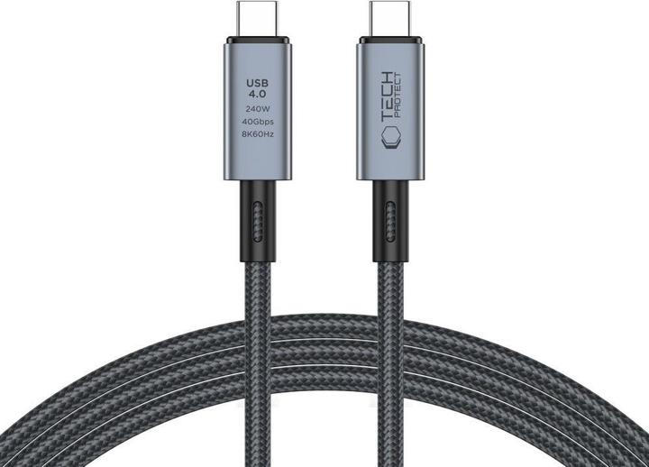 Actual product image Tech-Protect USB C - USB C (2 m, USB 4.0, 240 W)