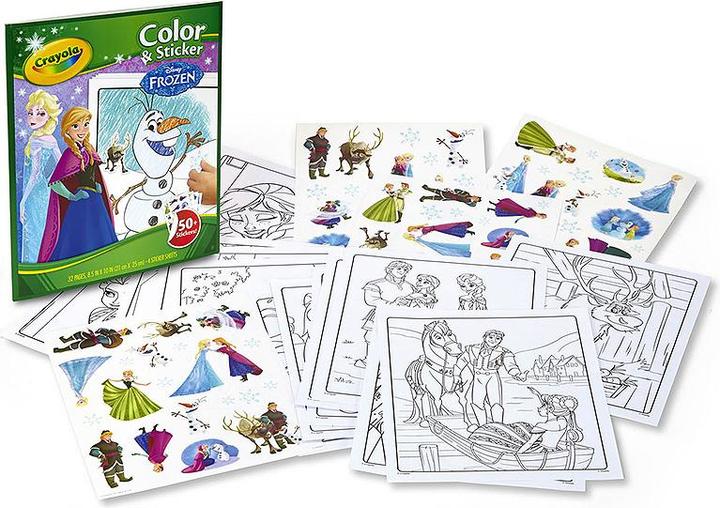 Produktbild Crayola Mal- und Stickerbuch