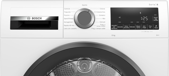Actual product image Bosch Hausgeräte WQG23100IT (8 kg, Right)