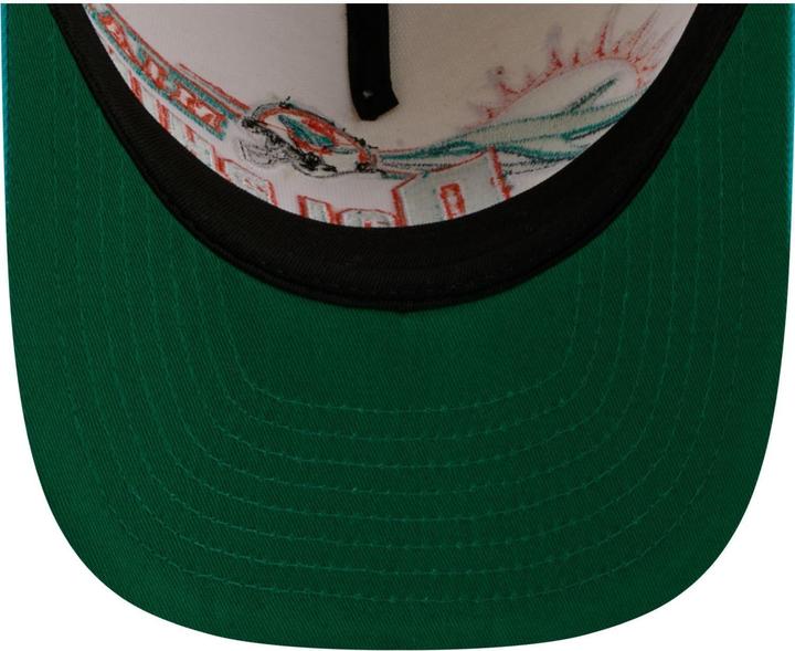 Produktbild New Era 9Fifty A-Frame Cap - Classic Miami Dolphins (One Size)