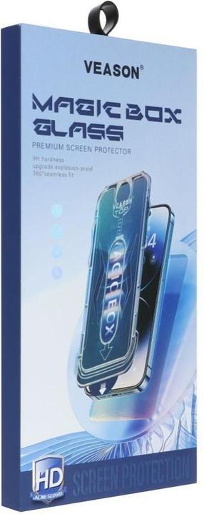 Actual product image Vmax Protective glass Veason 6D Pro Veason Easy-Install Glass + Applicator - for Iphone 11 Pro black (1 pcs., Apple iPhone 11 Pro)