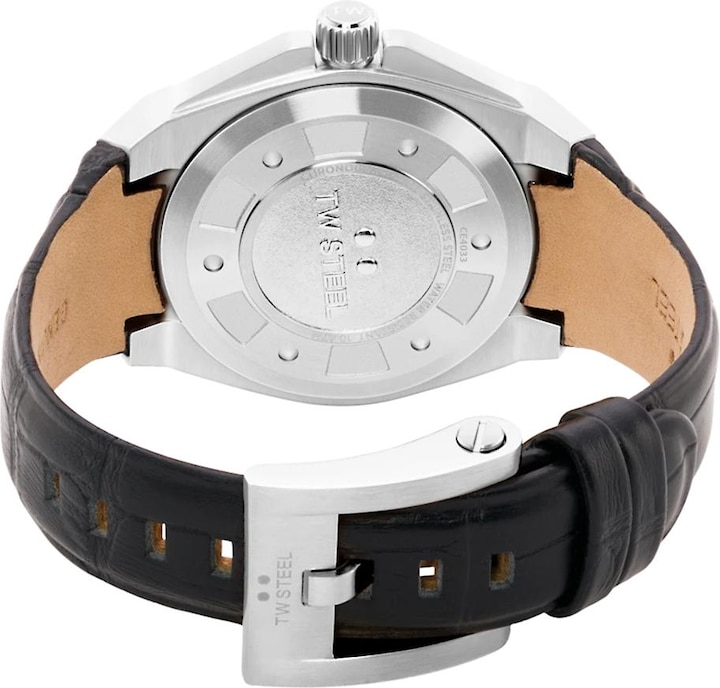 Produktbild TW 1000 Steel CE4033 Horloge CEO Tech Dames 38mm Swiss Movement Zwart Leer (Analoguhr, 38 mm)