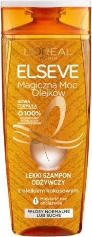 L'Oréal Paris L'Oreal Elseve The Magic Power Of Oils Light Nourishing Shampoo Coconut Oil 400Ml (400 ml, Flüssiges Shampoo)
