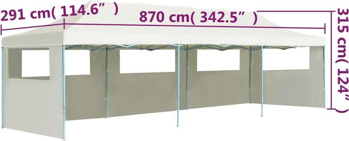 Image du produit vidaXL Partyzelt (870 cm, 291 cm)
