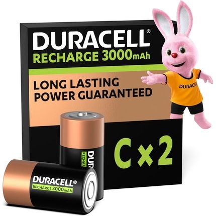 Actual product image Duracell Recharge Ultra (2 pcs., C, 2200 mAh)