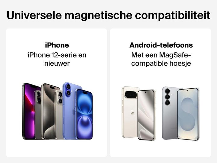 Productafbeelding Belkin magn. Kfz-Halterung 15W Qi2 f.Lüftung/Armatur.WIC012hqBK