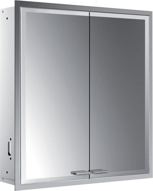 Emco asis prestige 2 Lichtspiegelschrank, Unterputzmodell, 615mm