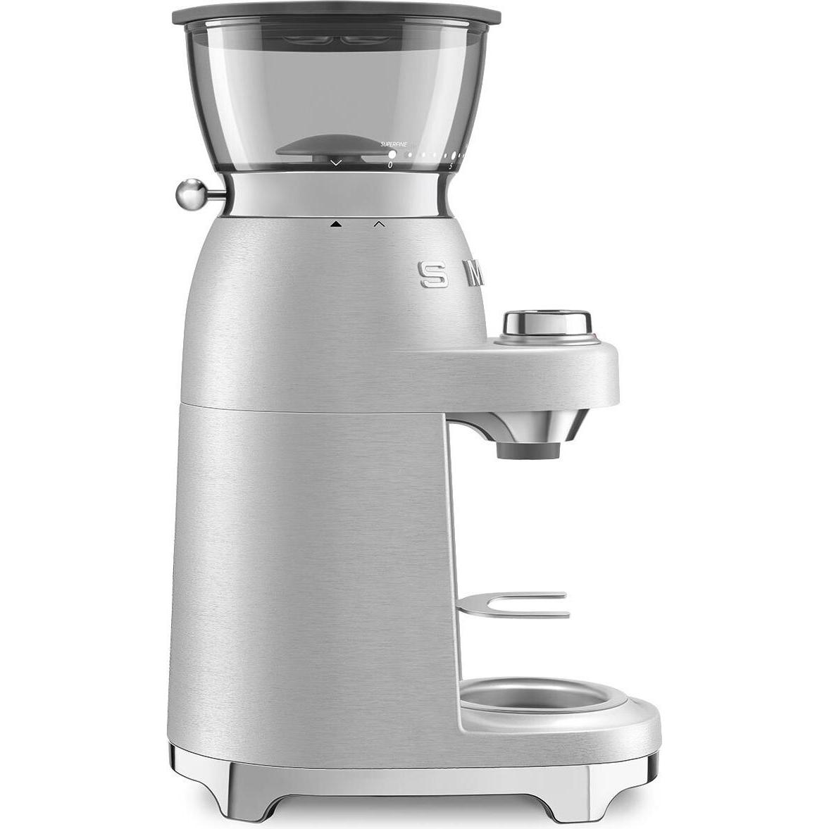 Smeg 50s Style, Koffiemolen, Zilver