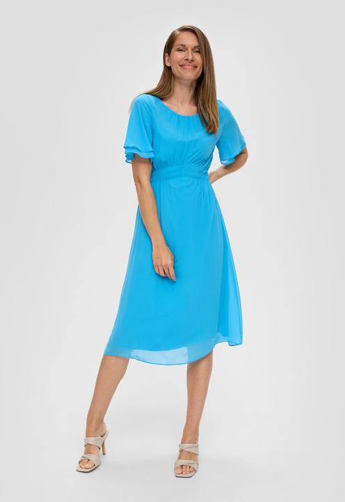 Produktbild S.Oliver Kleid Chiffon-Kleid mit elastischem Bund (42)