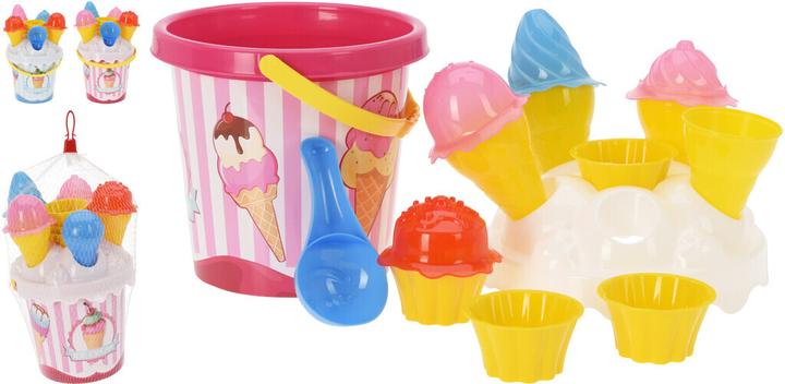 Image du produit Champ Seau de plage avec moules à glace, 17 cm