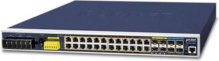 Actual product image Planet IGS-6325-24P4X Network Switch Managed L3 Gigabit Ethernet (10/100/1000) Power over Ethernet (PoE) (24 ports)