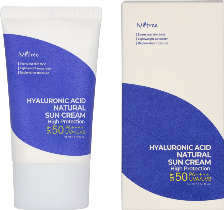 Produktbild Isntree Hyaluronic Acid Natural Sun Cream (Sonnencreme Gesicht, SPF 50+, 50 ml)