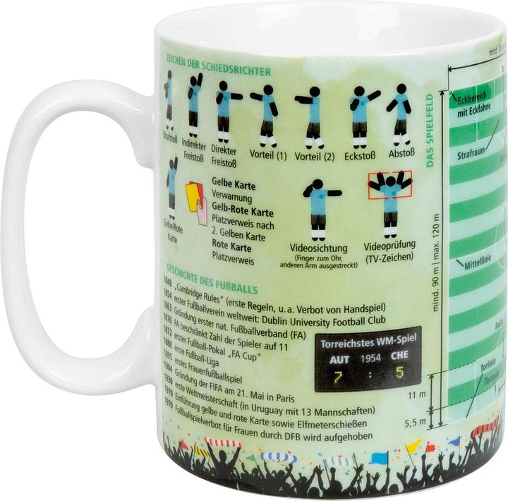 Image du produit Könitz Tasse à café 'Tasse de savoir football (490 ml, 6 x)