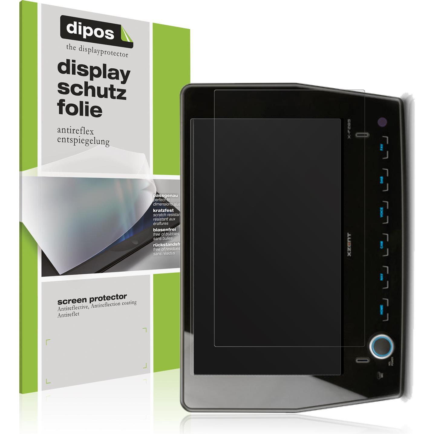 Dipos, Fahrzeug Navigation Zubehör, Schutzfolie Matt für Xzent F-285