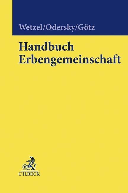 Produktbild Handbuch Erbengemeinschaft (Deutsch, 2018)