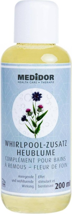 Produktbild Medidor Whirlpool Zusatz Heublume 200 ml (200 ml, Badesalz)