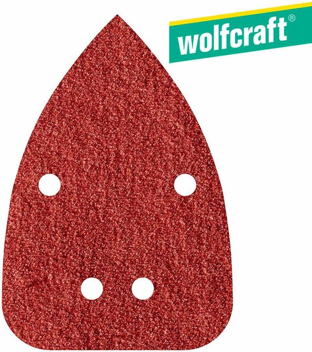 Produktbild wolfcraft 10 Haft-Schleifbl. Korund K240 96x136mm (240)