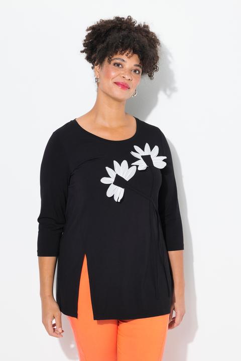 Image du produit Miamoda T-Shirt, A-Line, 3D-Blumen (42)
