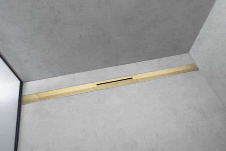 Produktbild hansgrohe HG Duschrinne RainDrain Flex kürzbar freie Montage 1000mm mattschwarz (1000 mm)