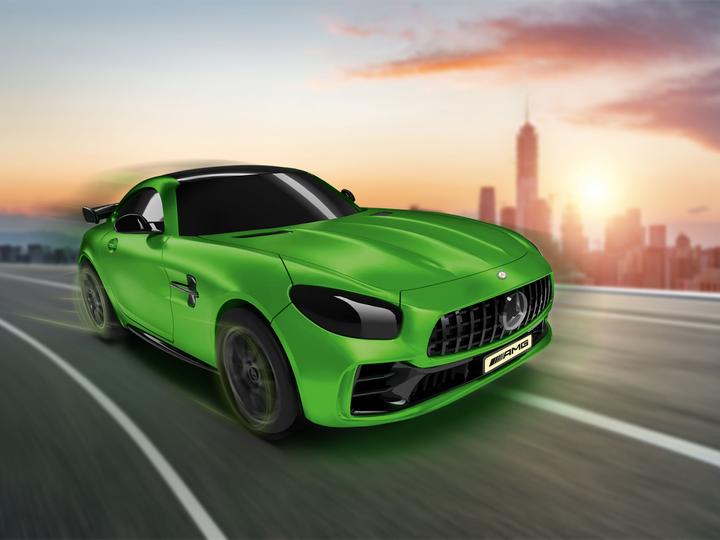 Image du produit Revell Build n Race Mercedes-AMG GT R, verte