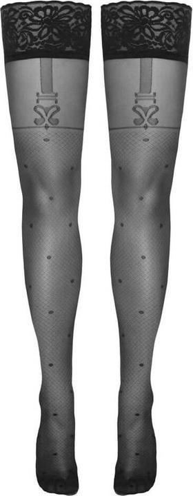 Actual product image Cottelli Collection Halterless Stockings (S)