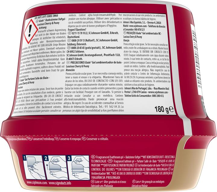 Actual product image Glade Luscious Cherry & Peony