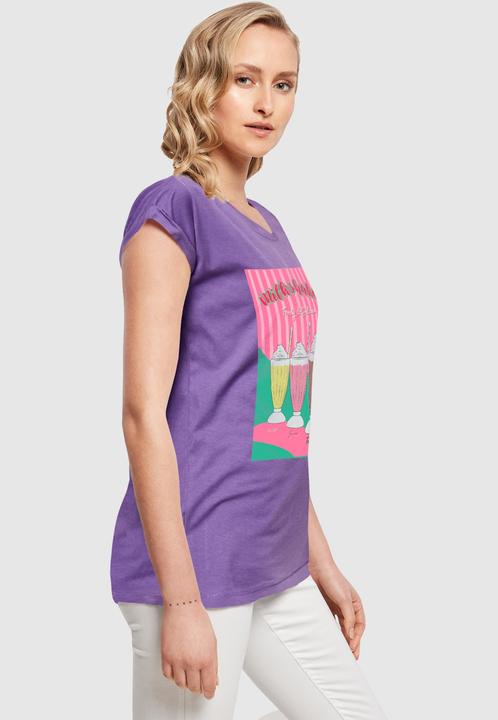Produktbild Mister Tee MisterTee Ladies Milkshake Tee - Extended Shoulder Tee - 178079 (XS)