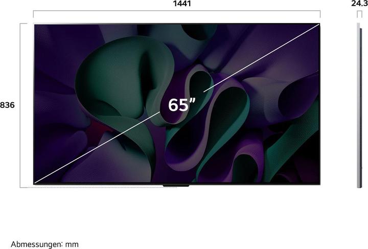 Image du produit LG OLED65M49LA OLED evo Signature TV 164 cm (65) Gallery Design (65", DHU)
