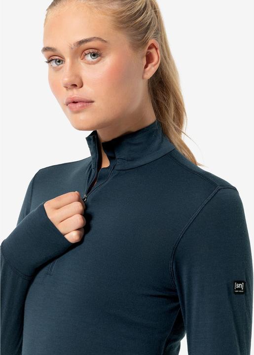 Actual product image Super Natural Women's Tundra 175 Quarter Zip (M)