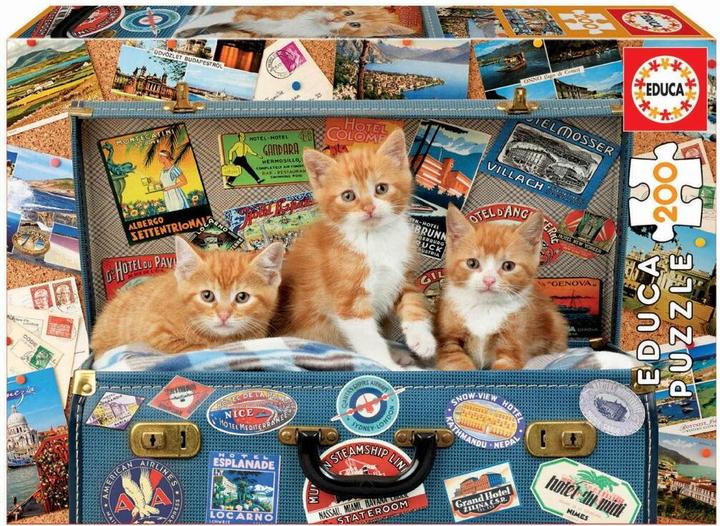Actual product image Educa When cats travel (200 pieces)
