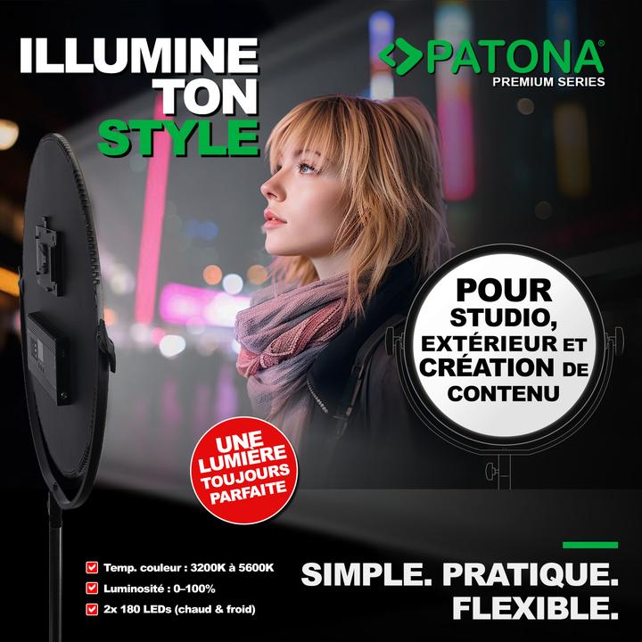 Actual product image Patona Premium LED Photo Light (Ring light)