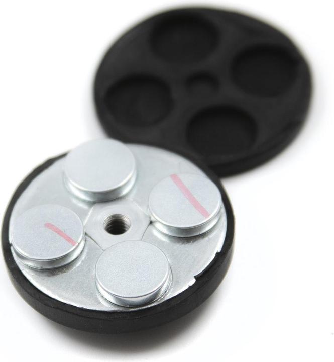 Actual product image Supermagnete Magnet system rubber-coated with hook (1x)