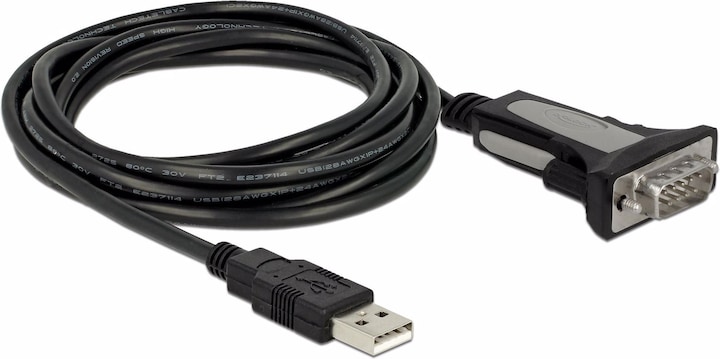 Produktbild Delock Adapter USB-A—Seriell DB9 RS-232 (3 m, VGA)