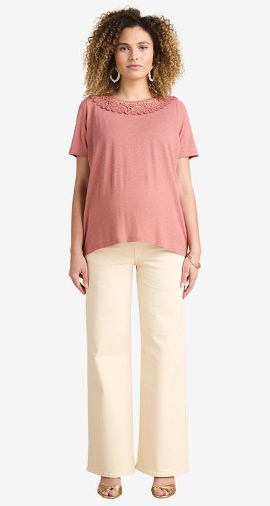 Actual product image Envie de Fraise Wendbares Umstandsshirt mit Makramee-Spitze (40)