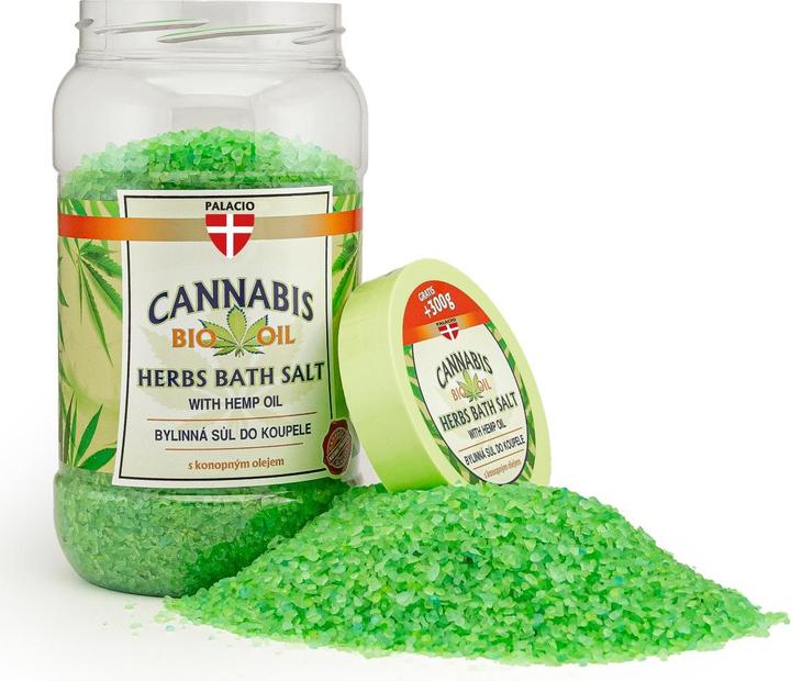 Produktbild Palacio Hanf-Badesalz, 1200 g (Badesalz, 1300 g)